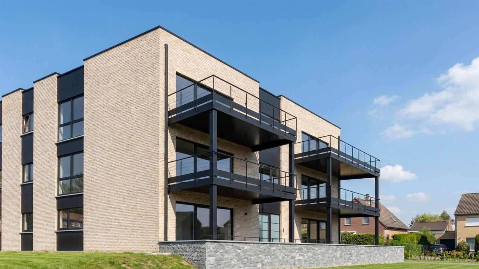 Rendu de la façade de la résidence